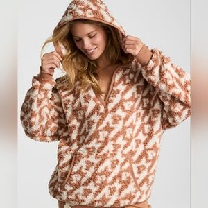 CLEAN! PINK, Victoria's Secret Sherpa Pullove/Shacket.Hoodie. Size S